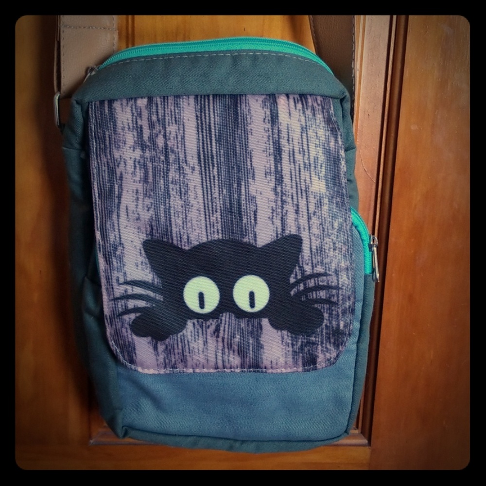 Cat cross body bag